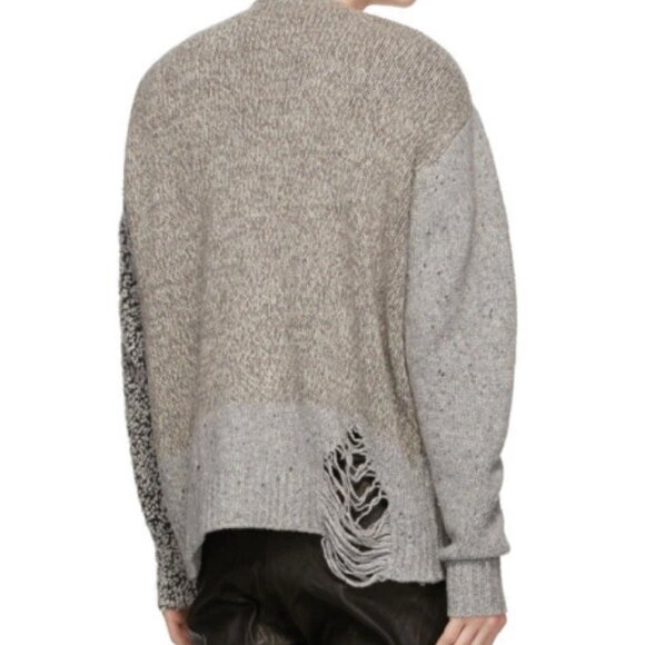 JOHN ELLIOT - MIXED CASHMERE ZIP CARDIGAN SIZE M - Picture 2 of 5